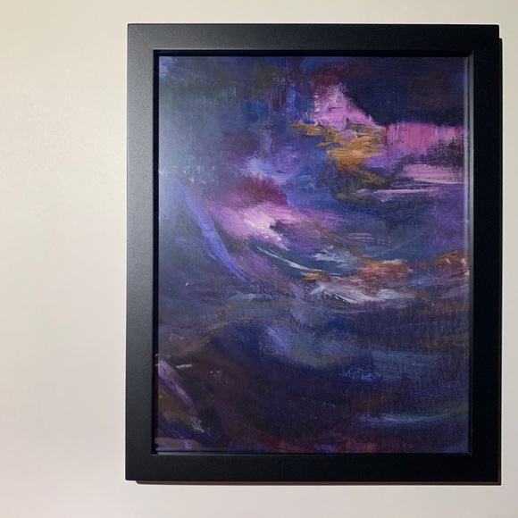 Lovely Star Original Abstract Framed Print - Picture 1 of 16